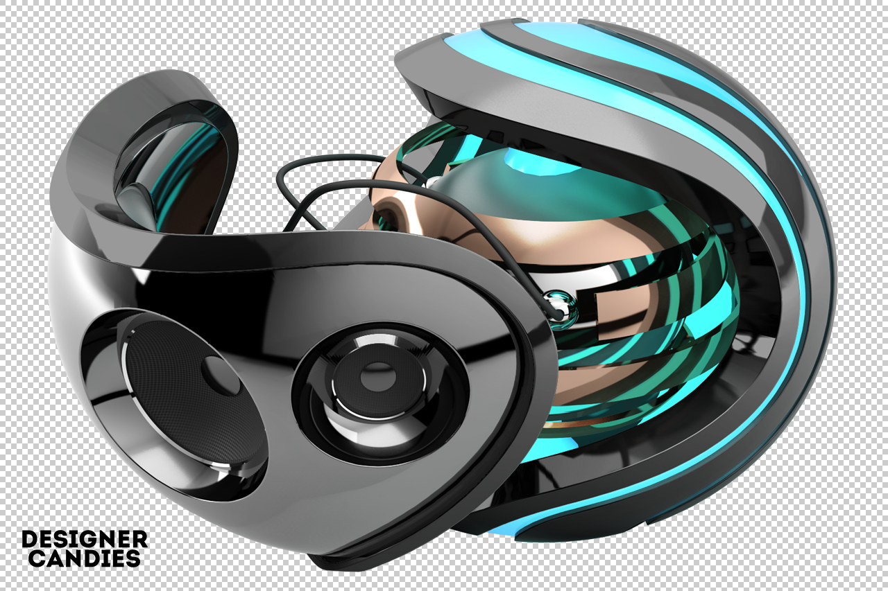 Abstract 3D Orb Render