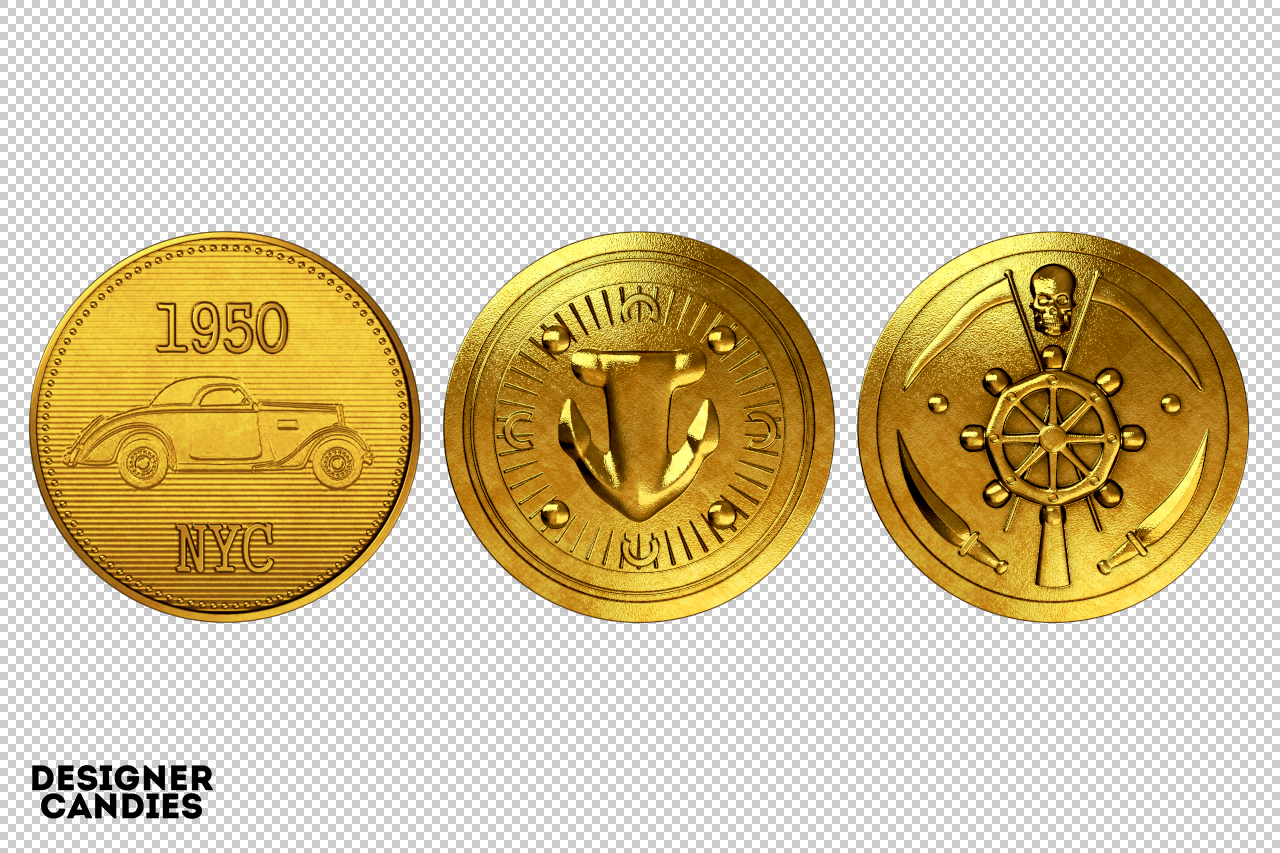 Free Gold Coin Renders