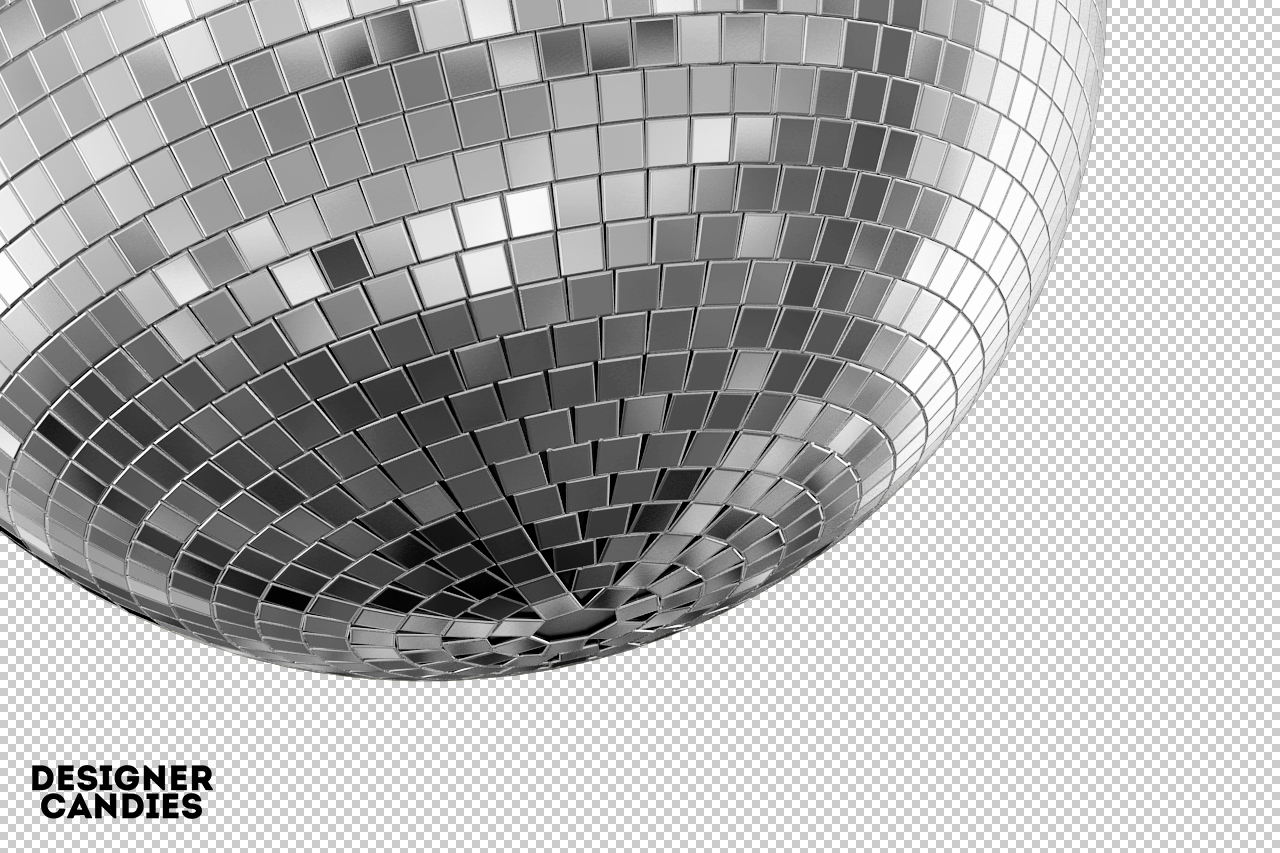 Disco Ball Render Close Up