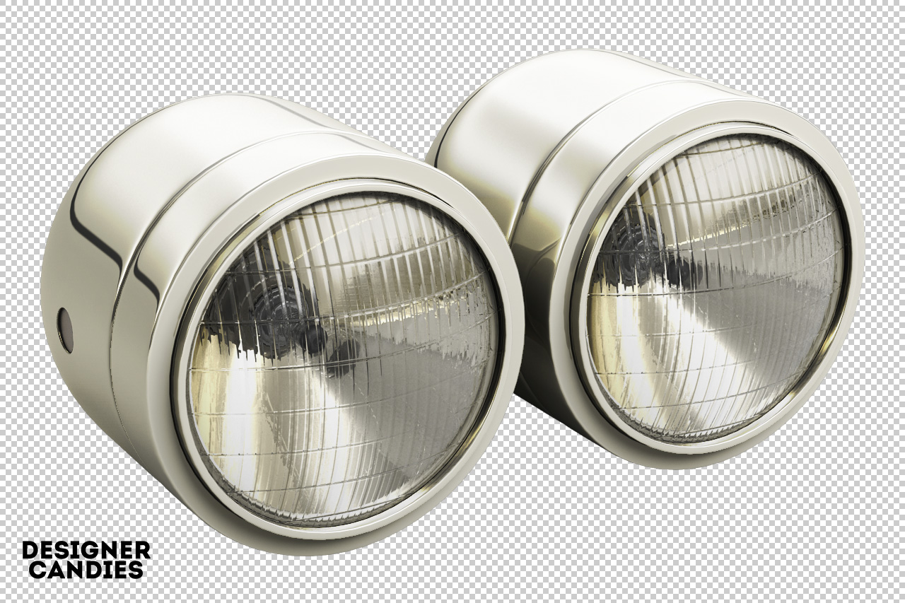 3D Car Light Renders
