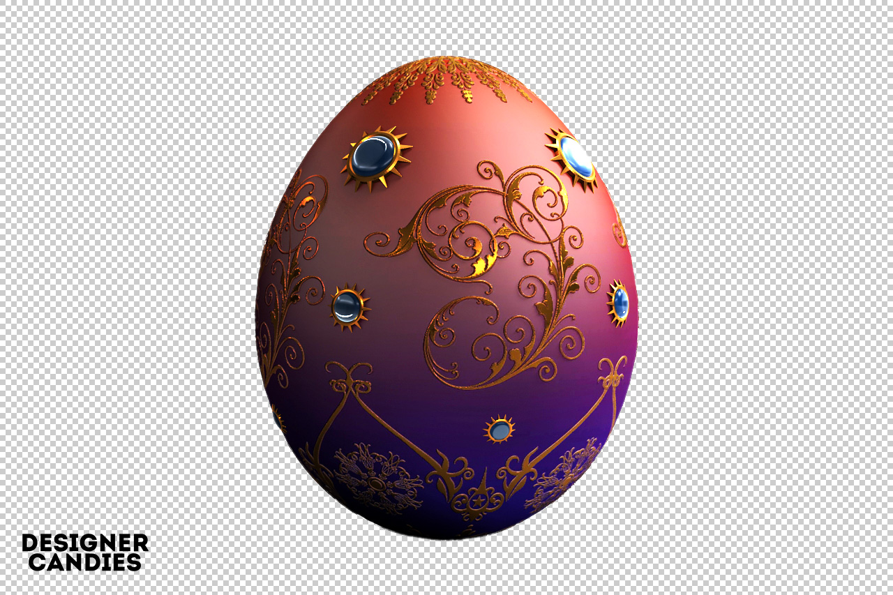 3D Faberge Egg Render