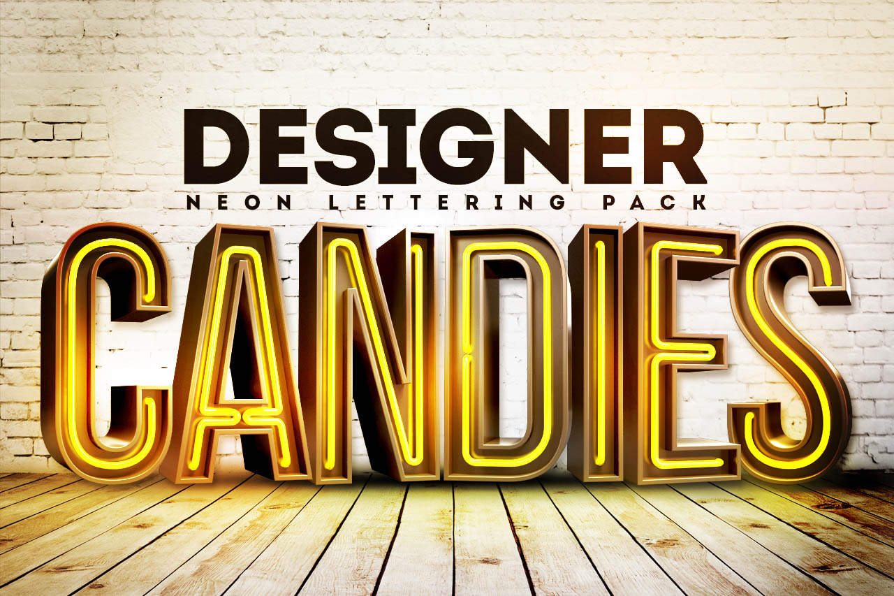 Neon Lettering Pack