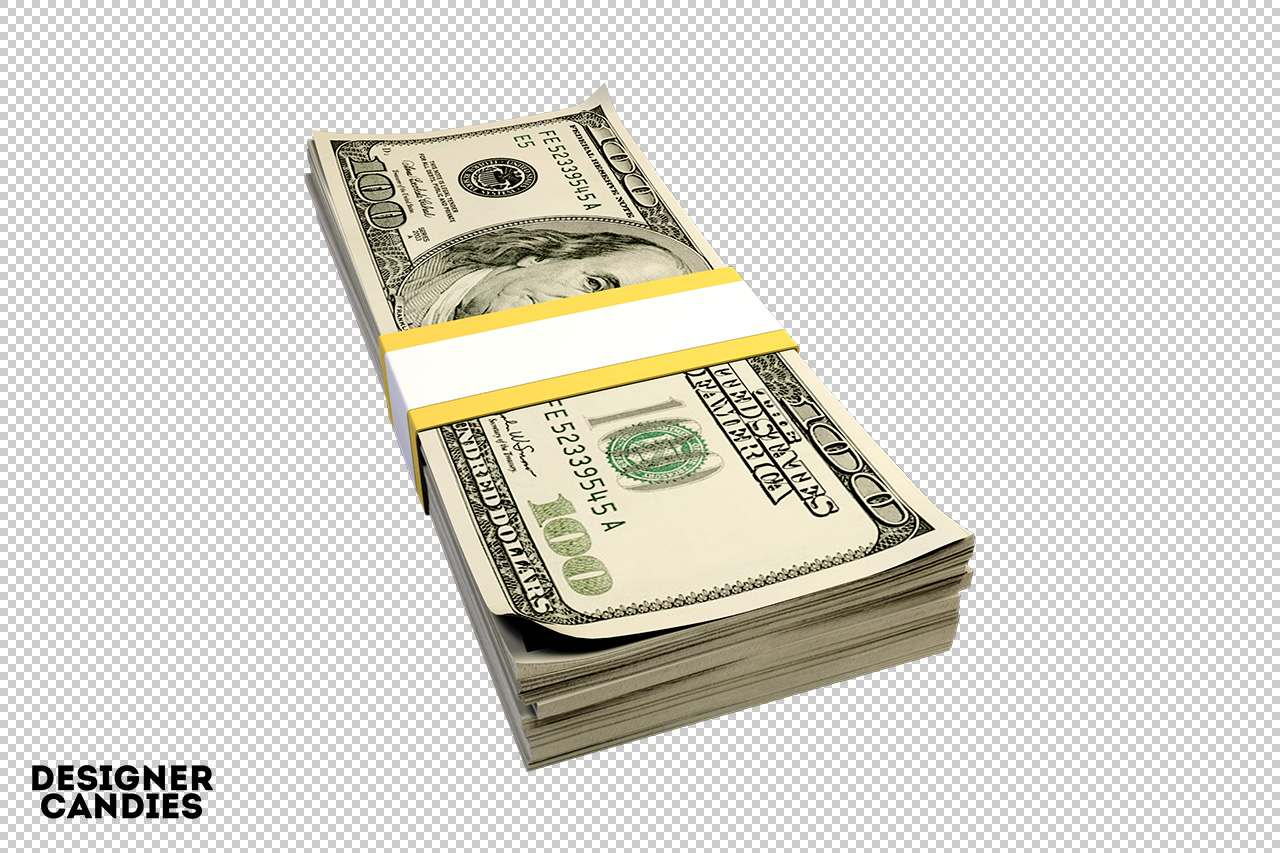 Isolated Money Stack / Band