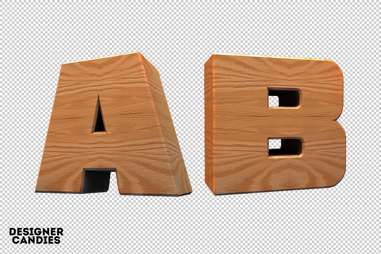 Wood Letters