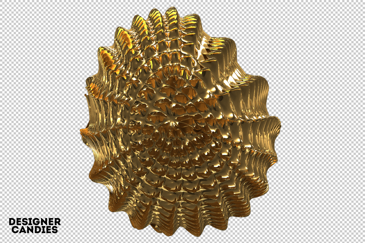 Gold Object Render