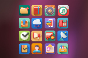 PixelKit Sample - 3D Flat Icon Pack