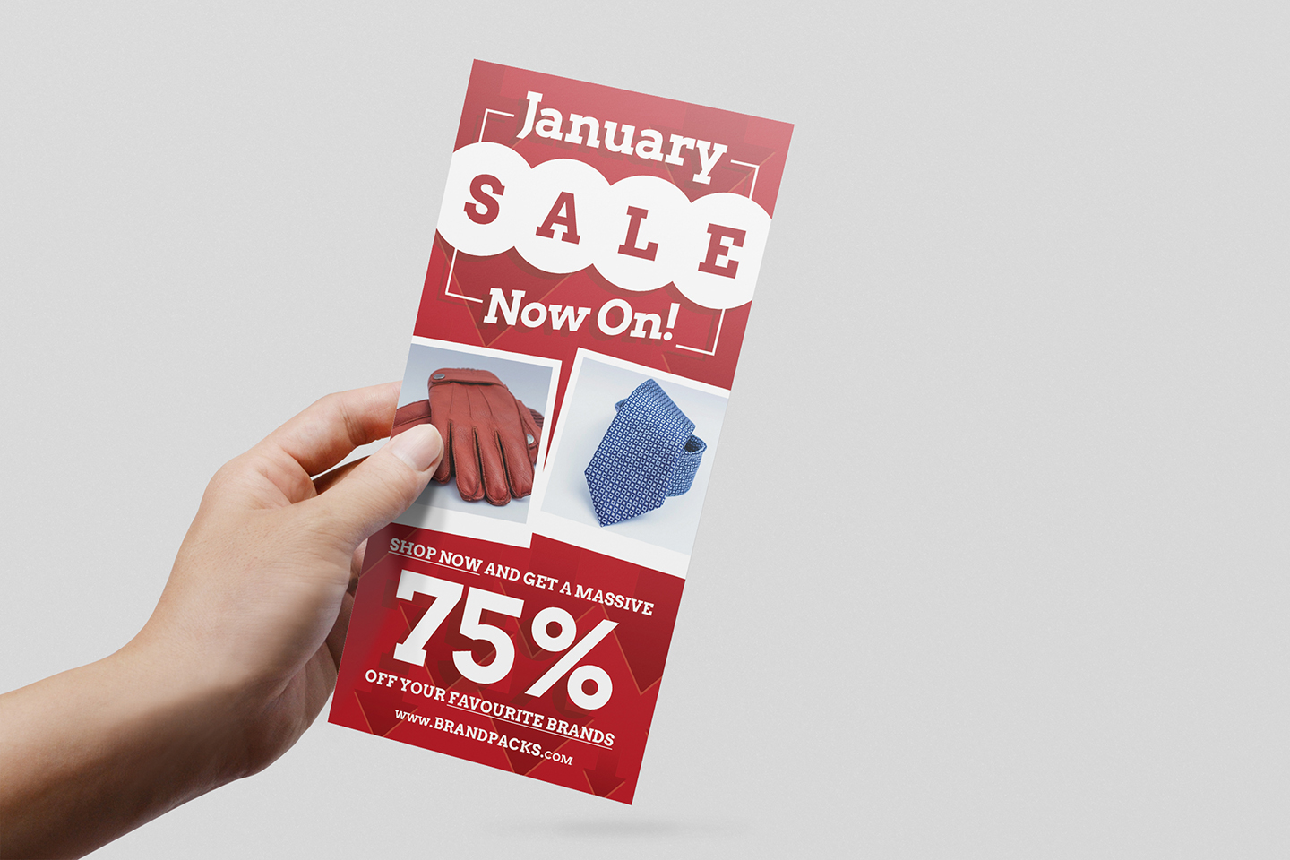 Free January Sale DL Card Template