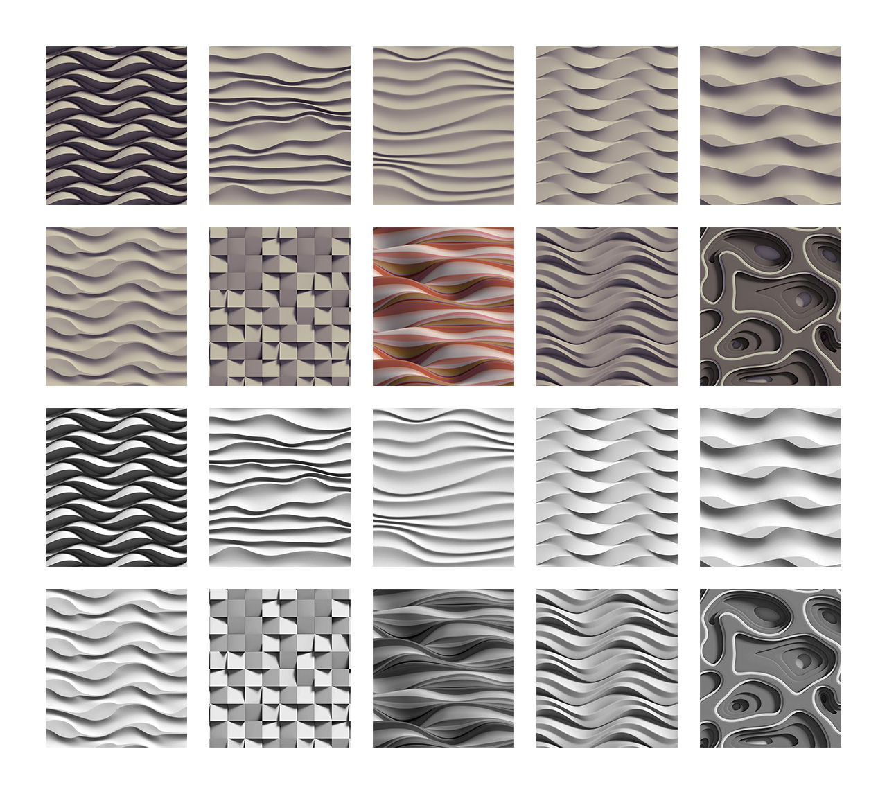 Luxury 3D Patterns for Photoshop
