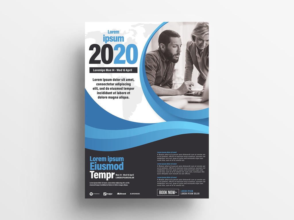 Corporate Event Seminar Flyer Template (InDesign INDD)