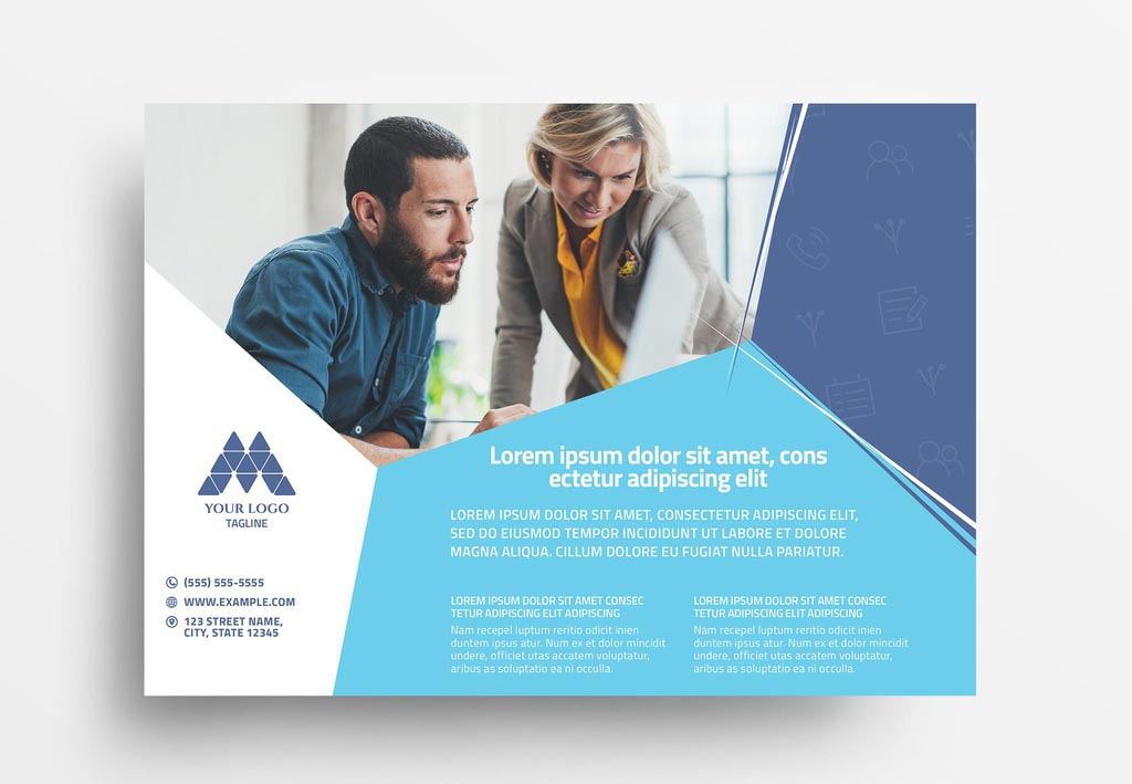 Multipurpose Modern InDesign Business Flyer Template