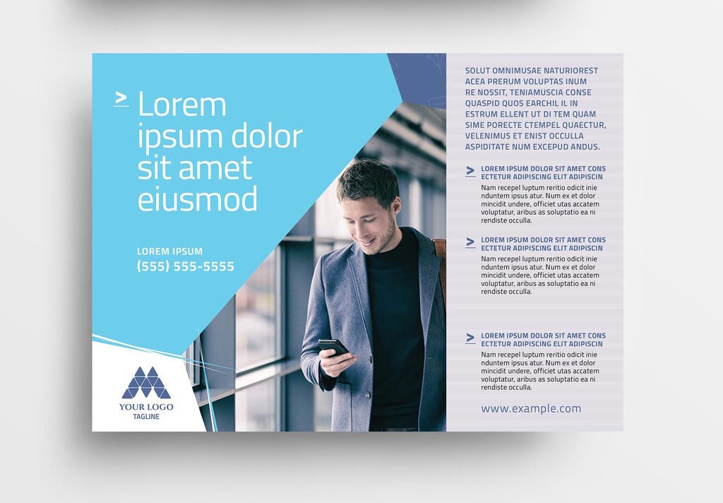 Multipurpose Modern InDesign Business Flyer Template