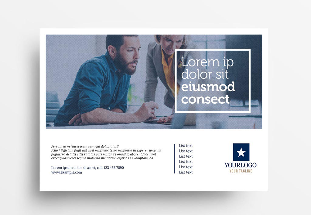 Simple INDD Business Flyer Template
