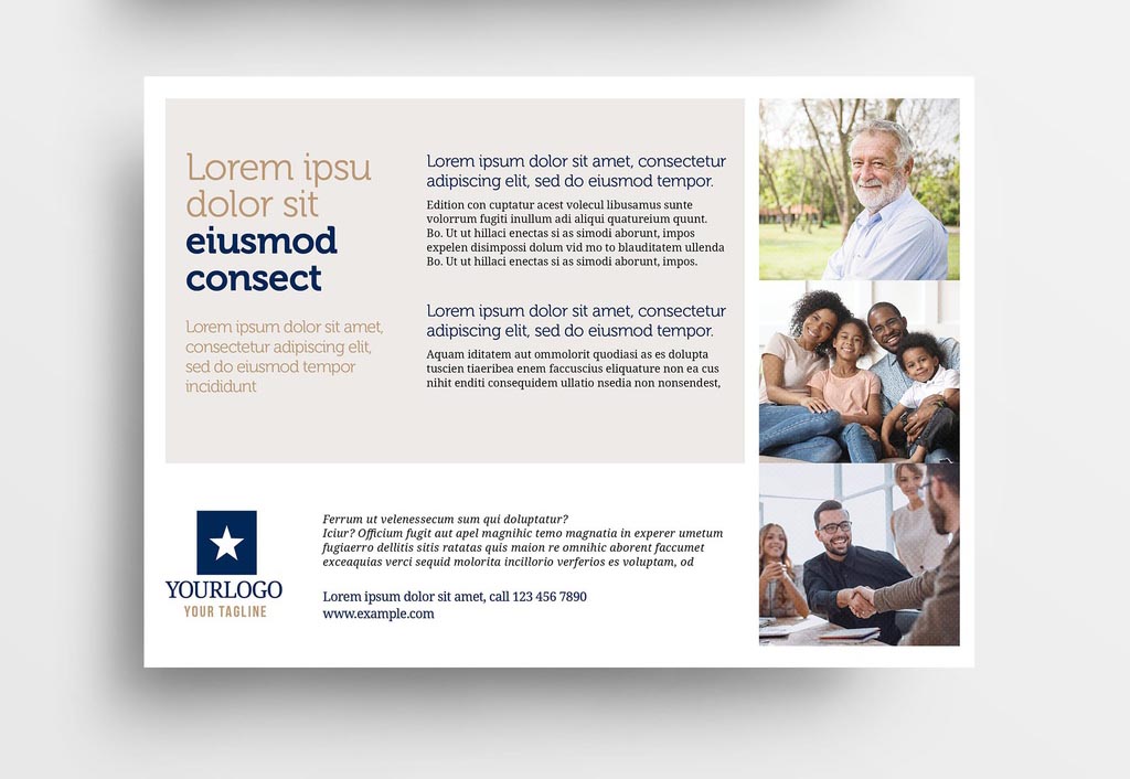 Simple INDD Business Flyer Template