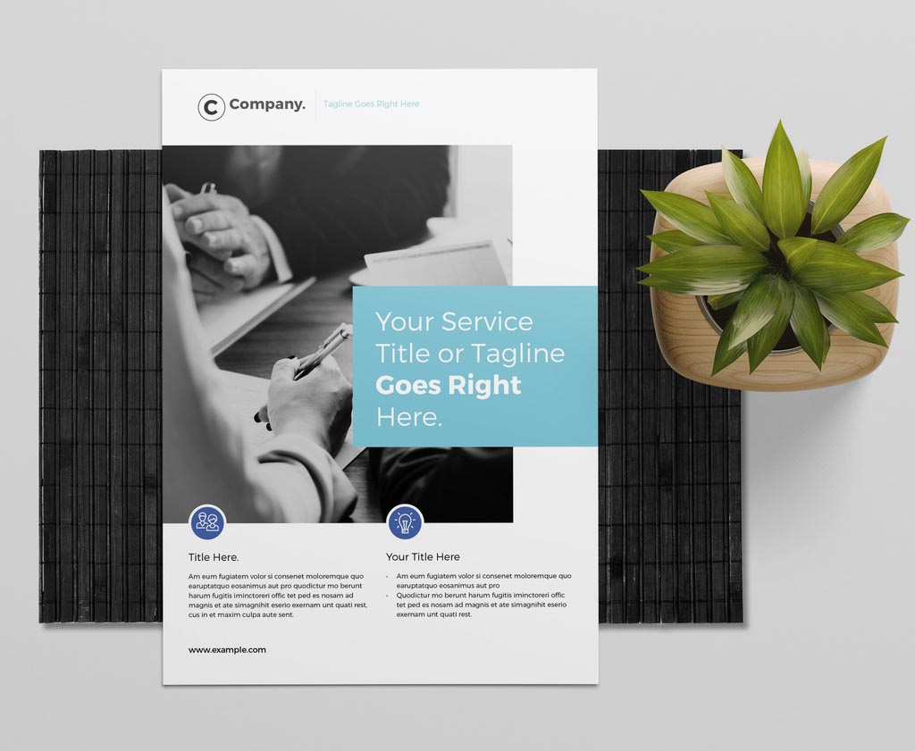 Simple InDesign Flyer Layout