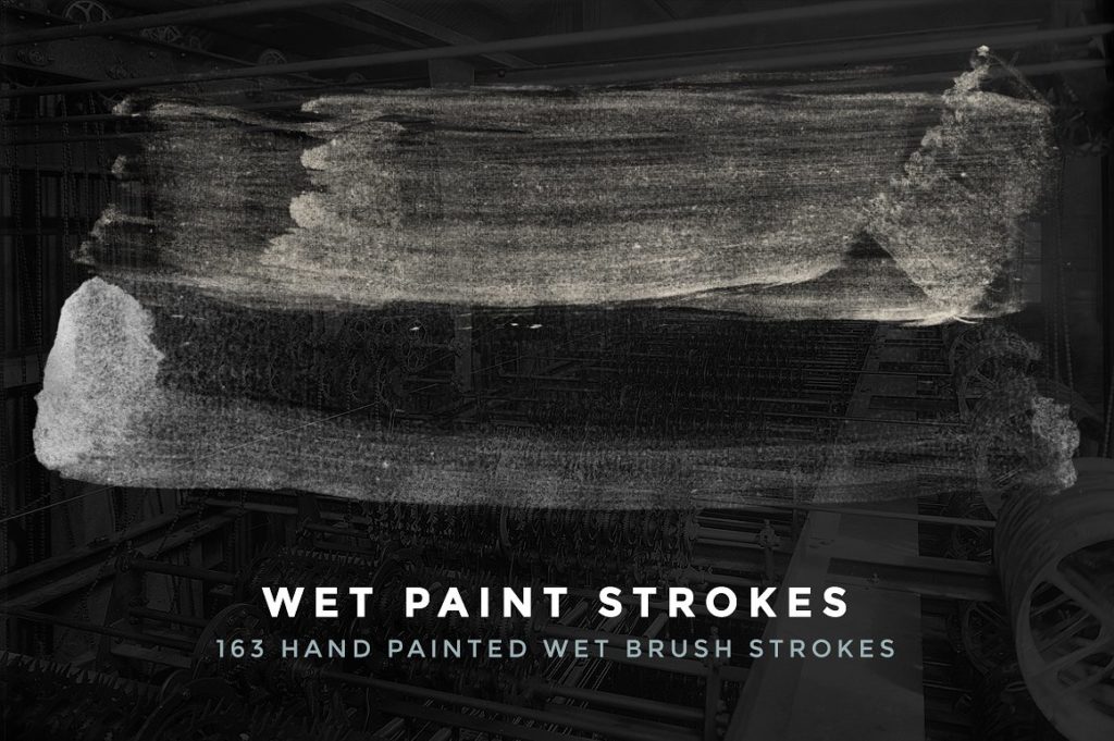 Wet Brush Strokes for Photoshop