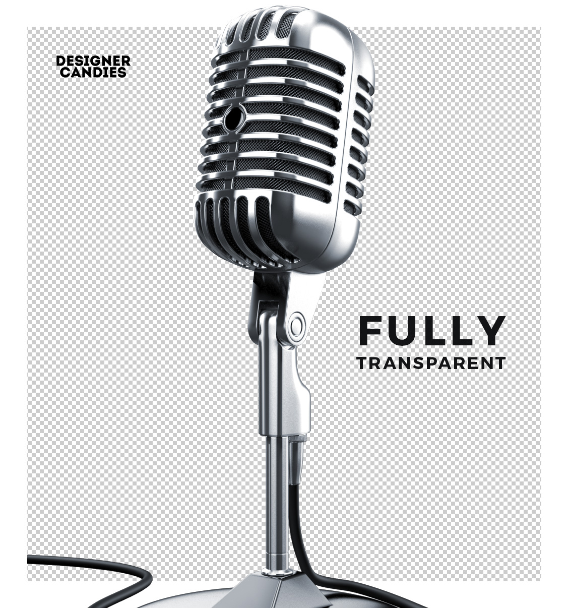 Full Transparent Microphone PNG