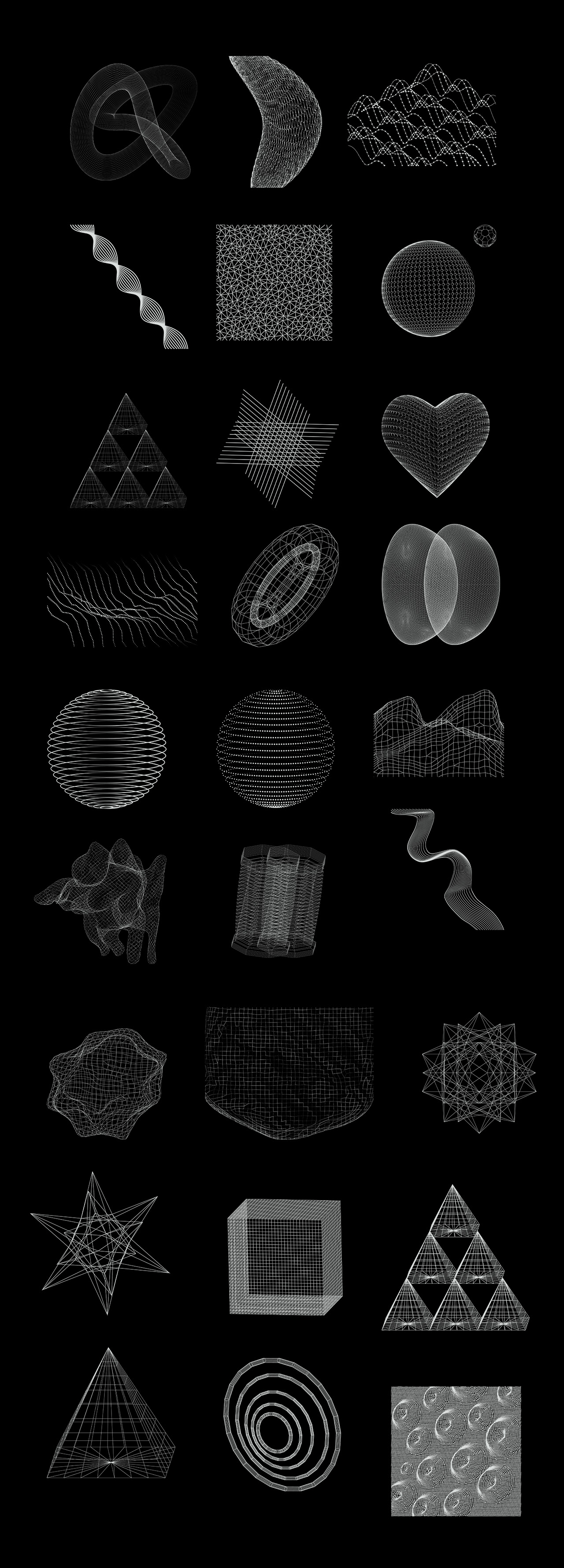 Vector Wireframes Pack