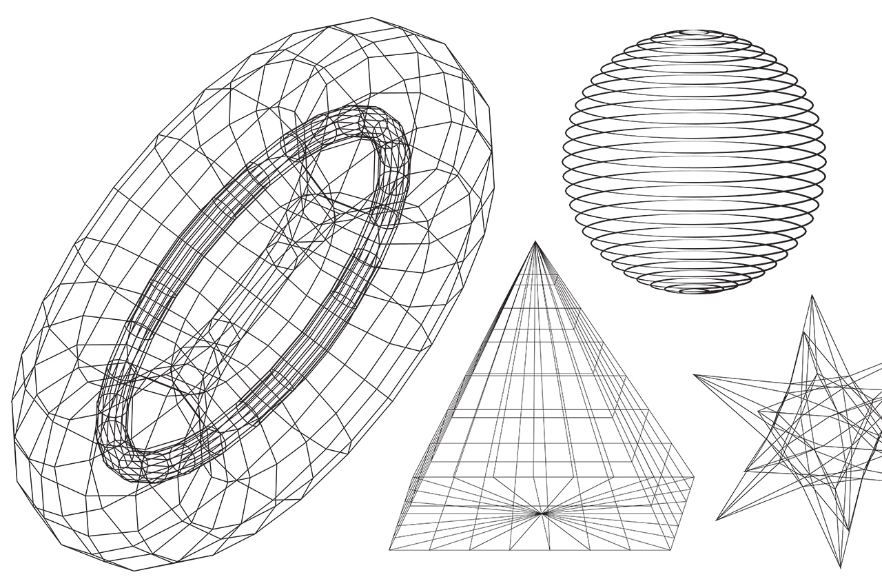 Wireframe Vector