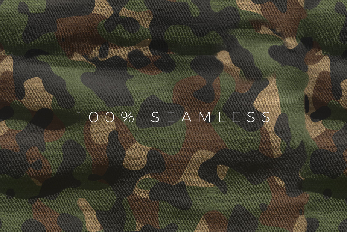 Seamless Camouflage Patterns for Photoshop