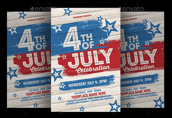 4th July Flyer Template