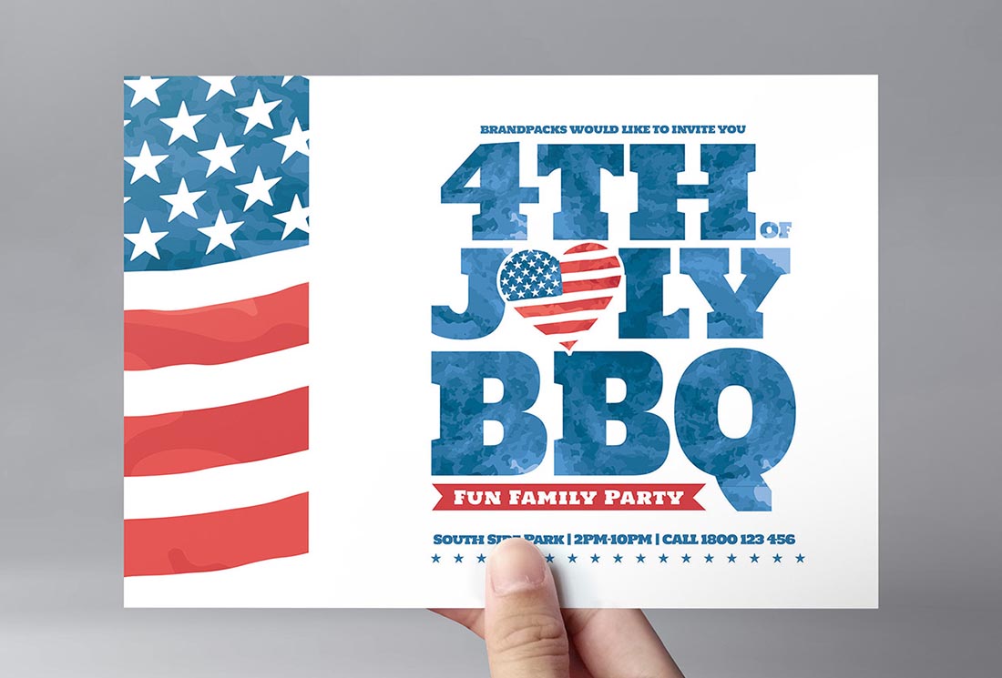 4th of July Flyer Template