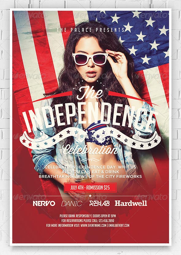 Independence Day Flyer Template