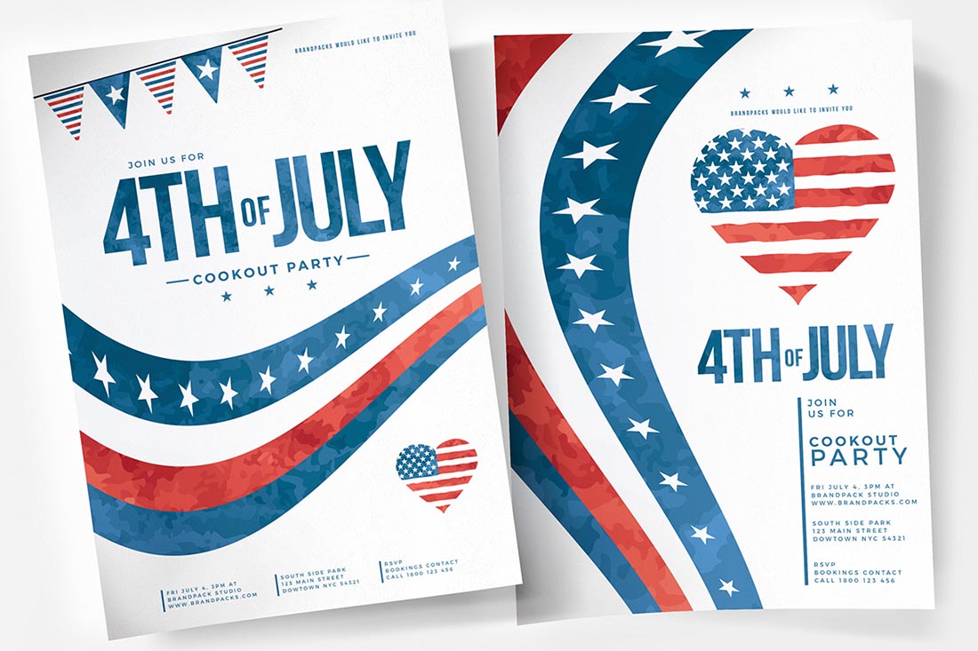 July 4th Poster Templates