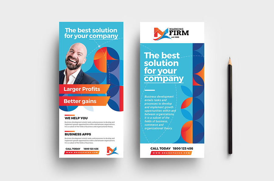 Modern Corporate DL Card Template