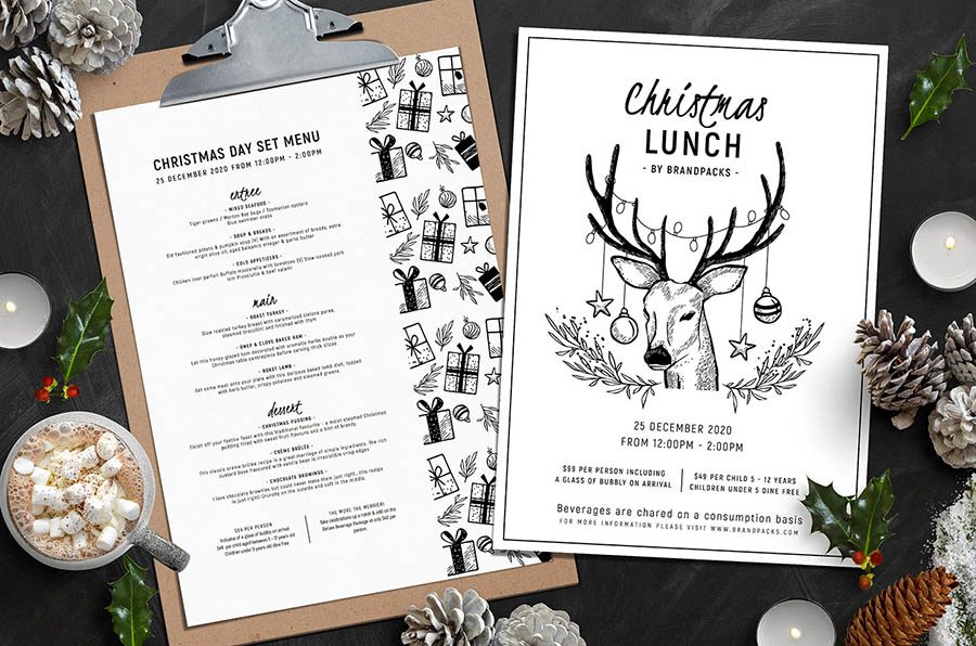 Christmas Menu Templates Vol.2