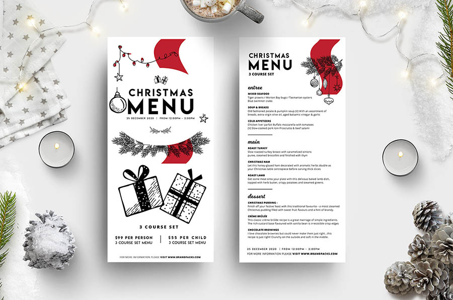 DL Christmas Menus Vol.3