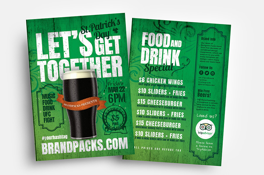 St. Patrick's Day Flyer Templates