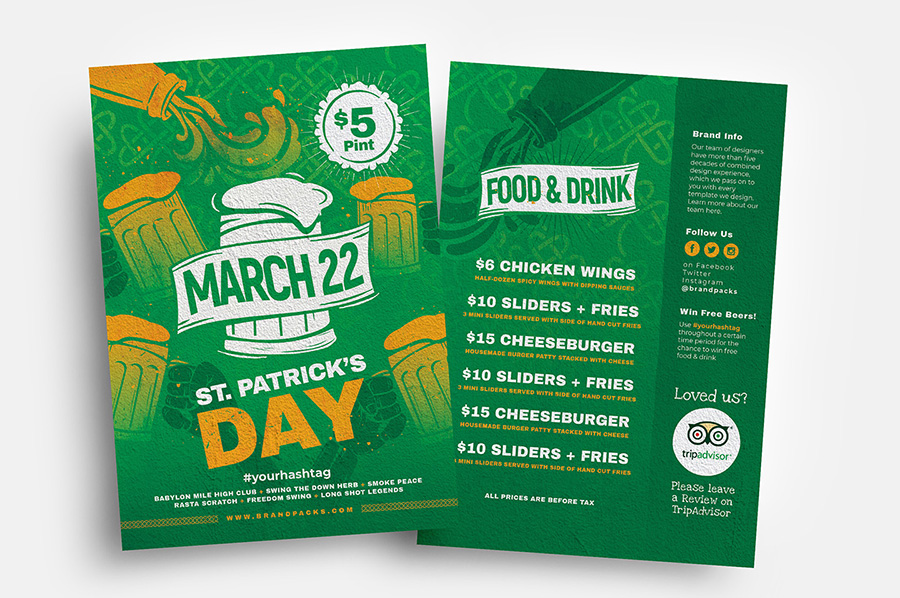 St. Patrick's Day Flyer Template