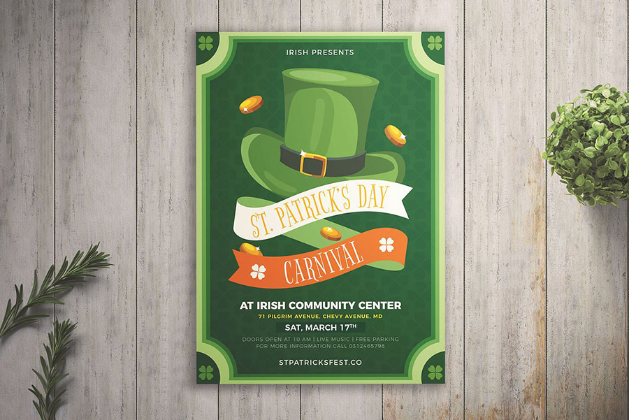 St. Patrick's Day Flyer Template