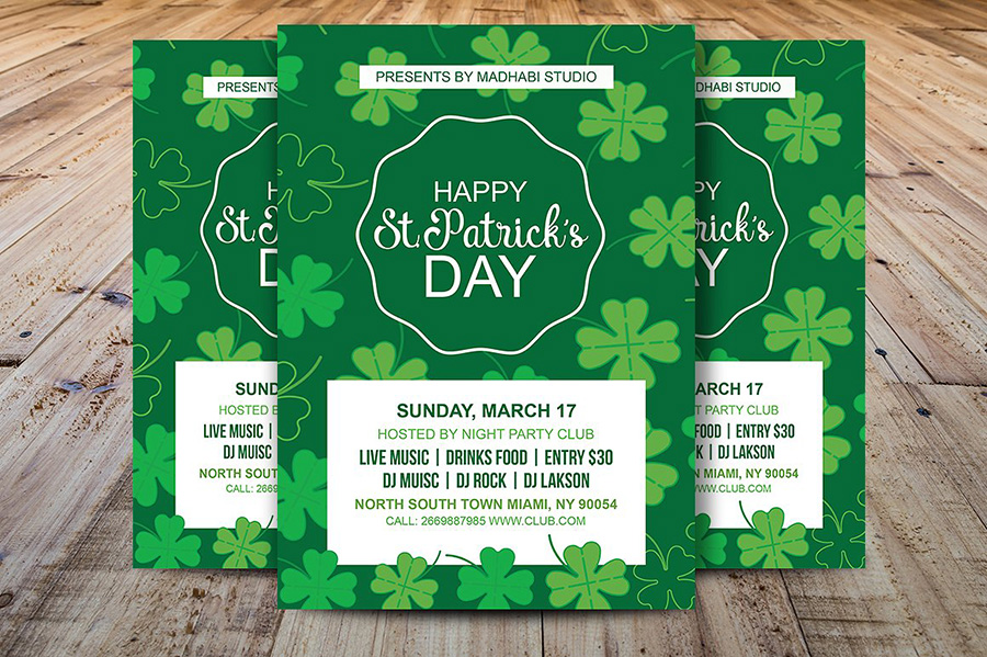 St. Patrick's Day Flyer Template
