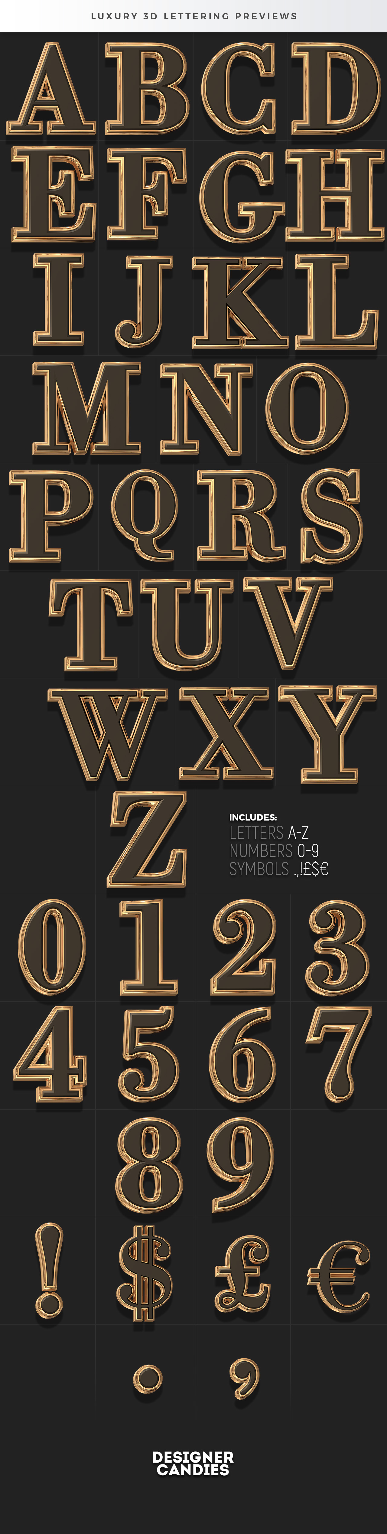 NOVO - 3D Lettering Pack