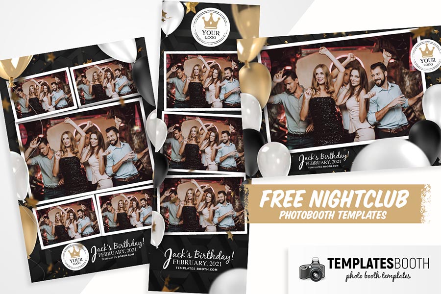 Free Nightclub Photo Booth Templates