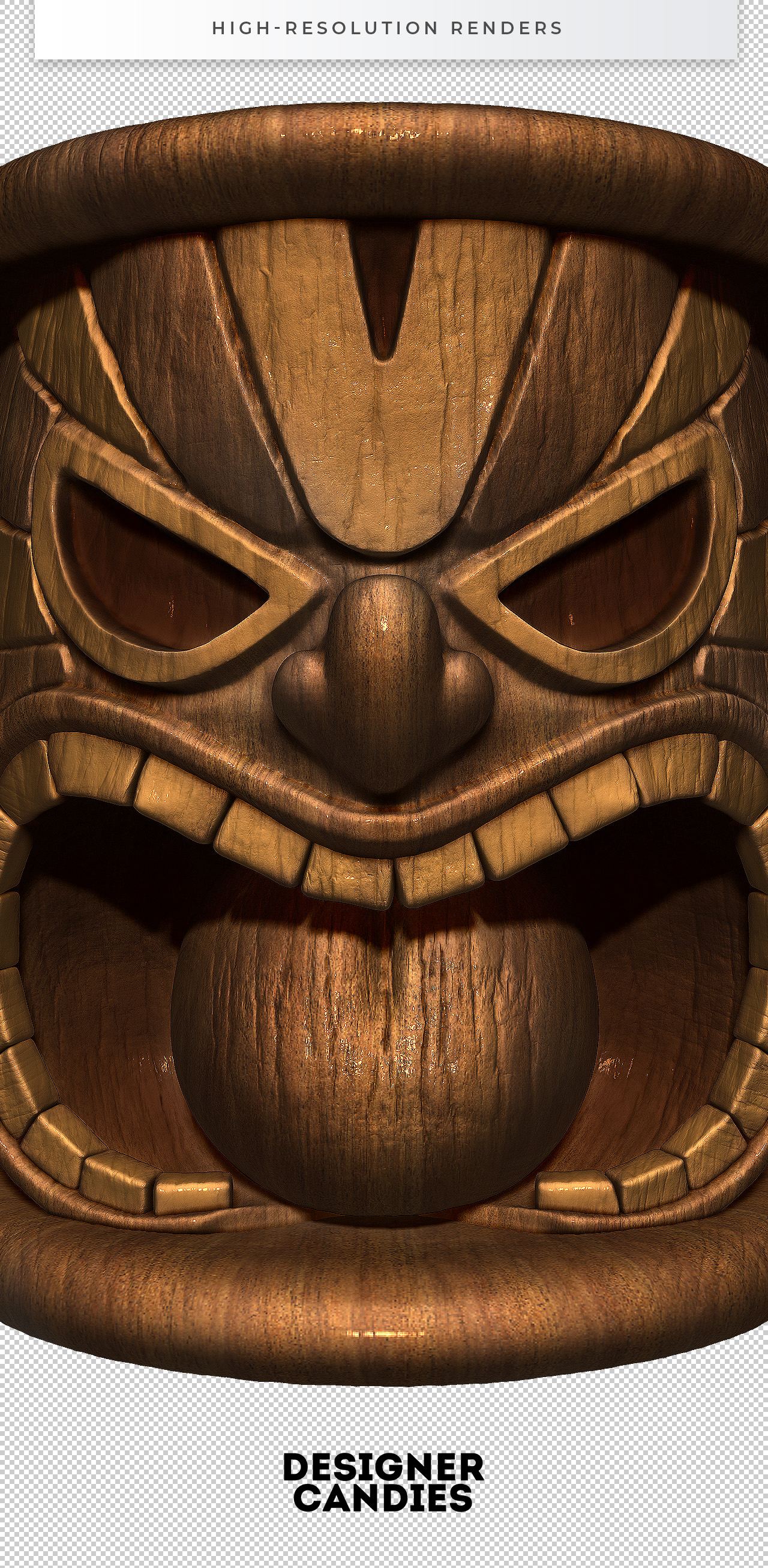 Tiki Mask PNG