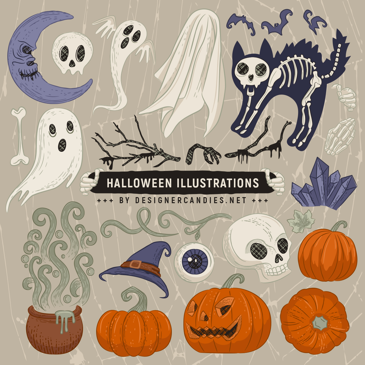 Halloween Vector Illustrations