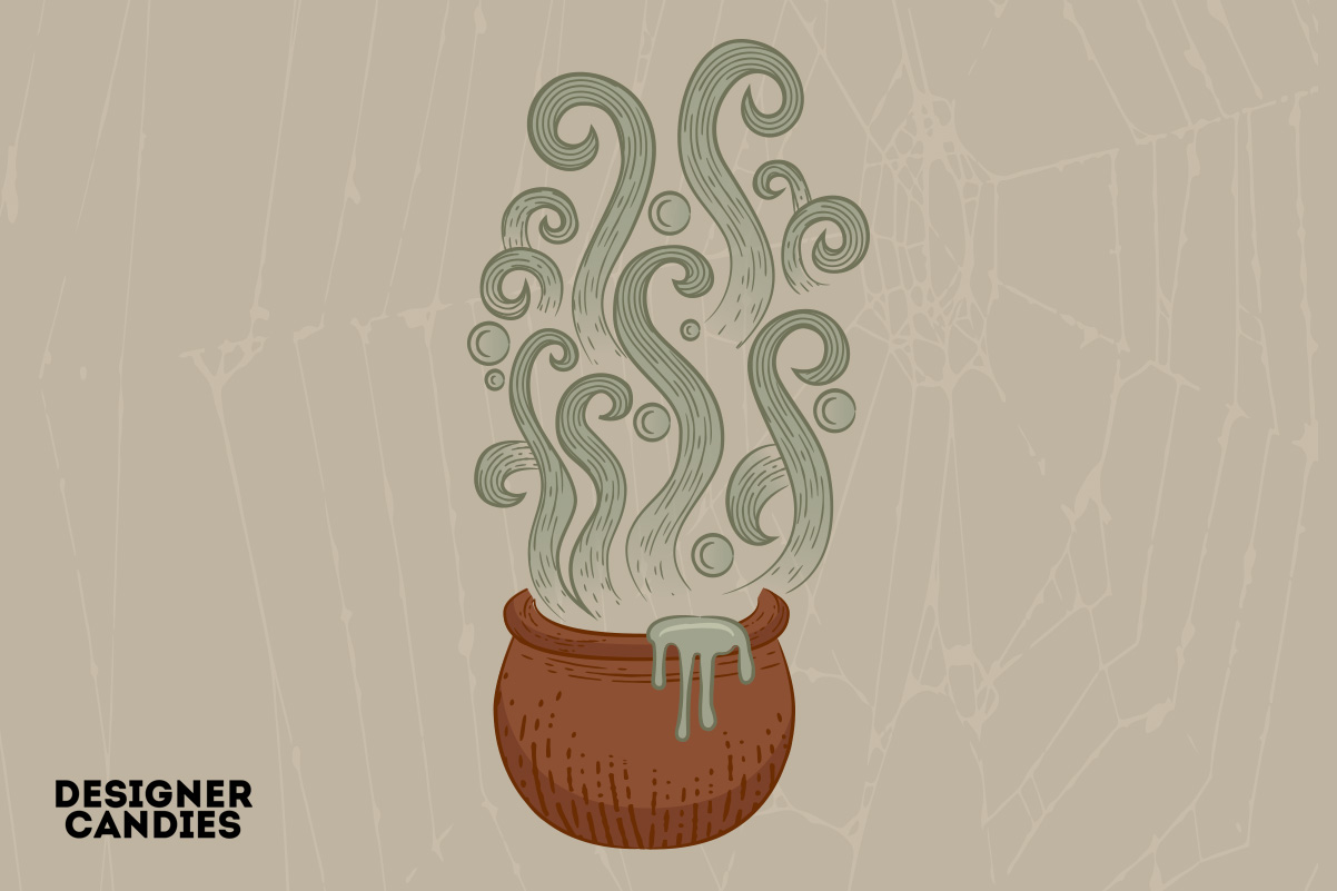 Witches Cauldron Vector Illustration