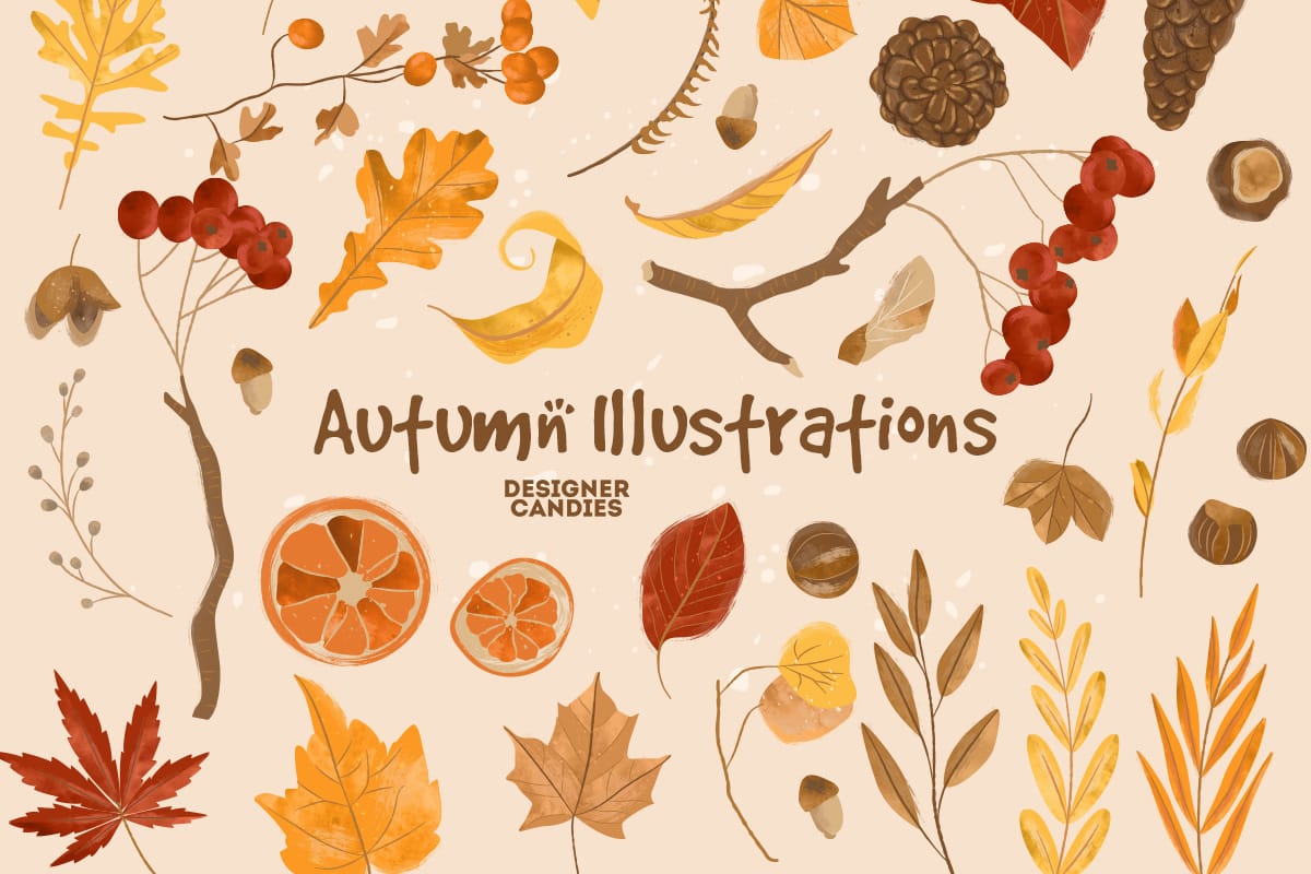 Autumn/Fall Vector Illustrations