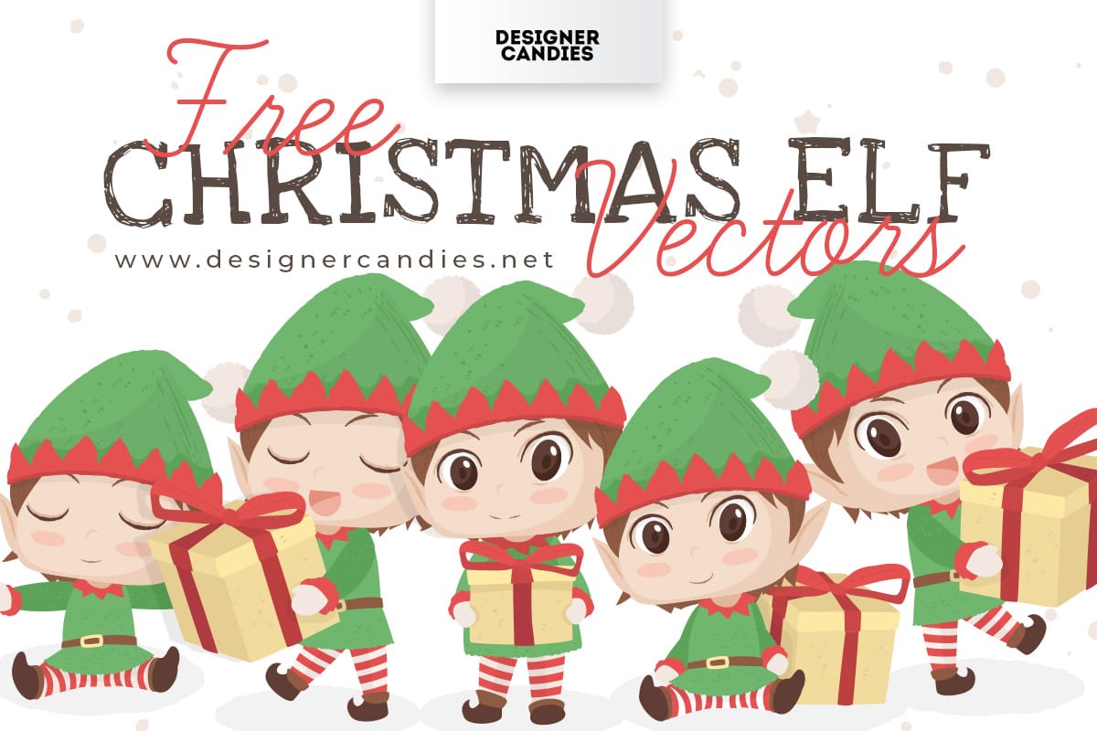 Free Christmas Elf Vectors