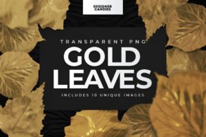 Gold Leaf Photo Overlays