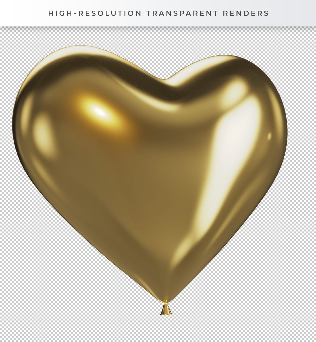 High Resolution Love Heart Balloon