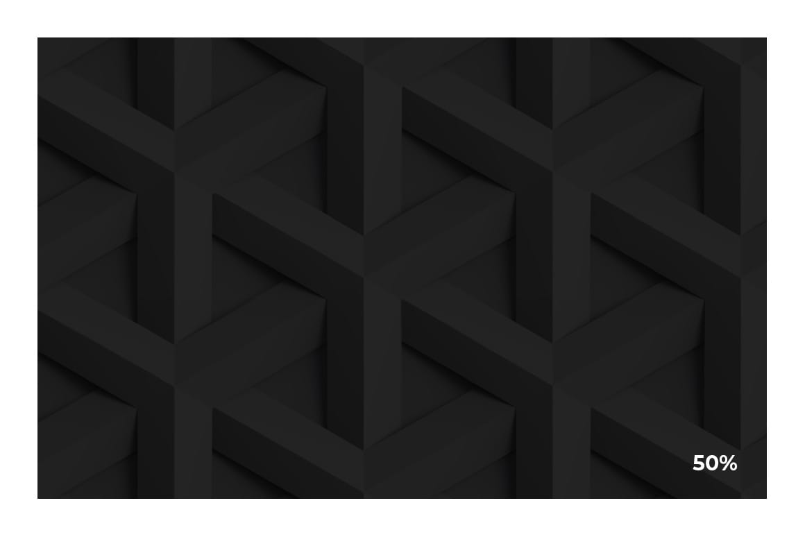 3D Matte Black Pattern for Photoshop