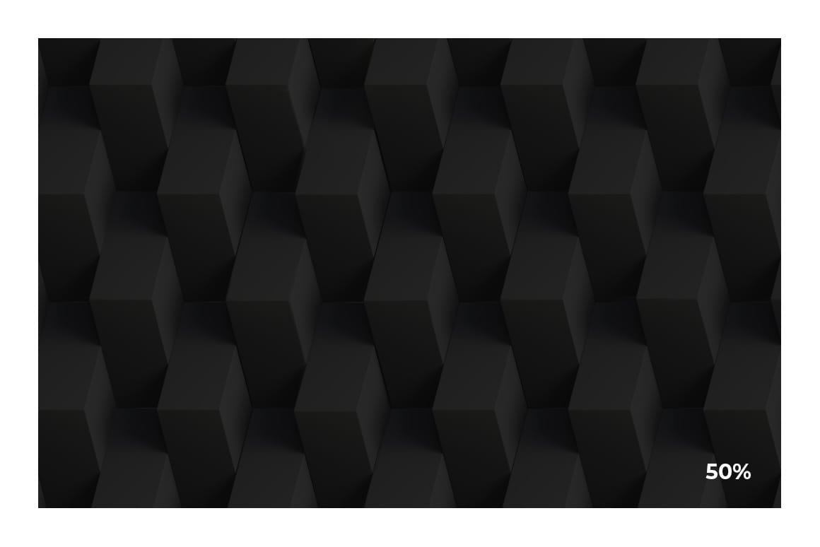 3D Matte Black Pattern for Photoshop