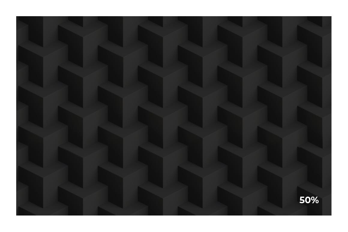 3D Matte Black Pattern for Photoshop