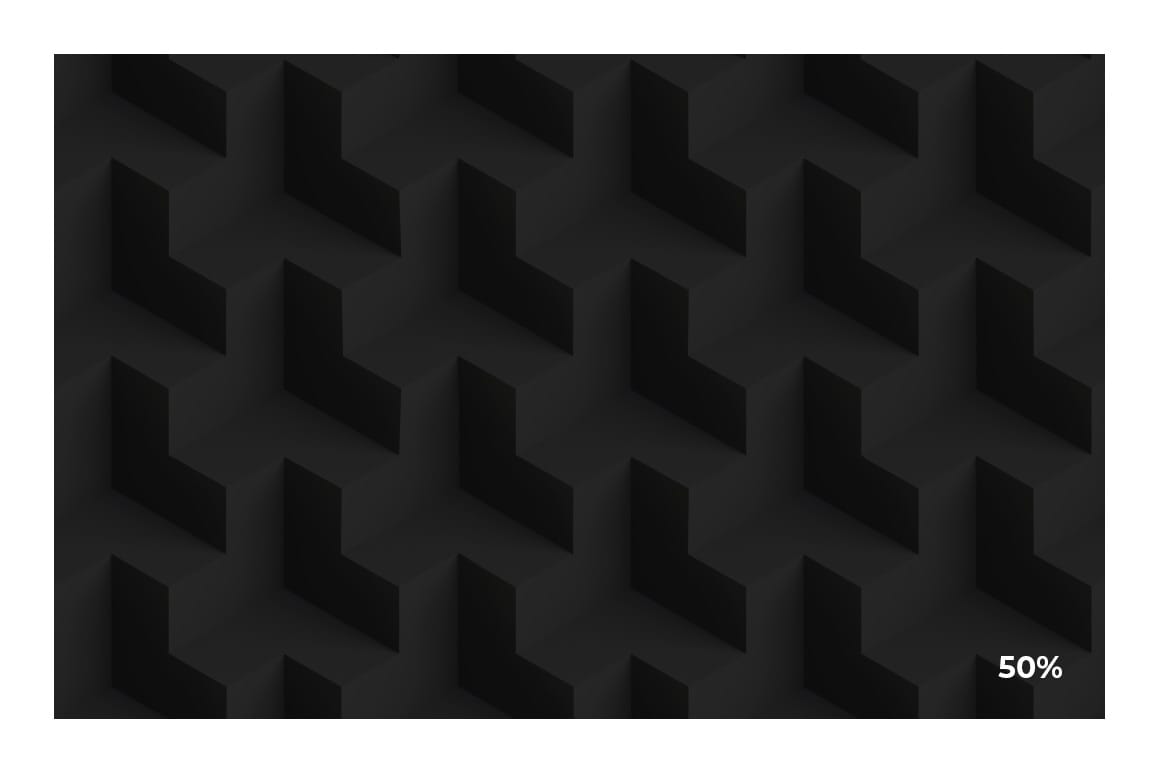 3D Matte Black Pattern for Photoshop