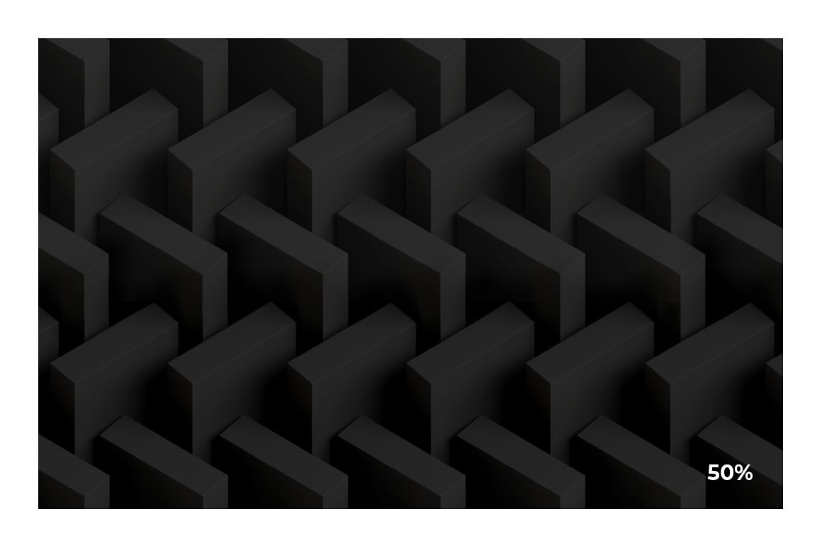 3D Matte Black Pattern for Photoshop