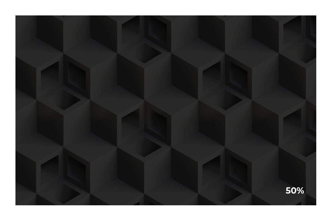 3D Matte Black Pattern for Photoshop