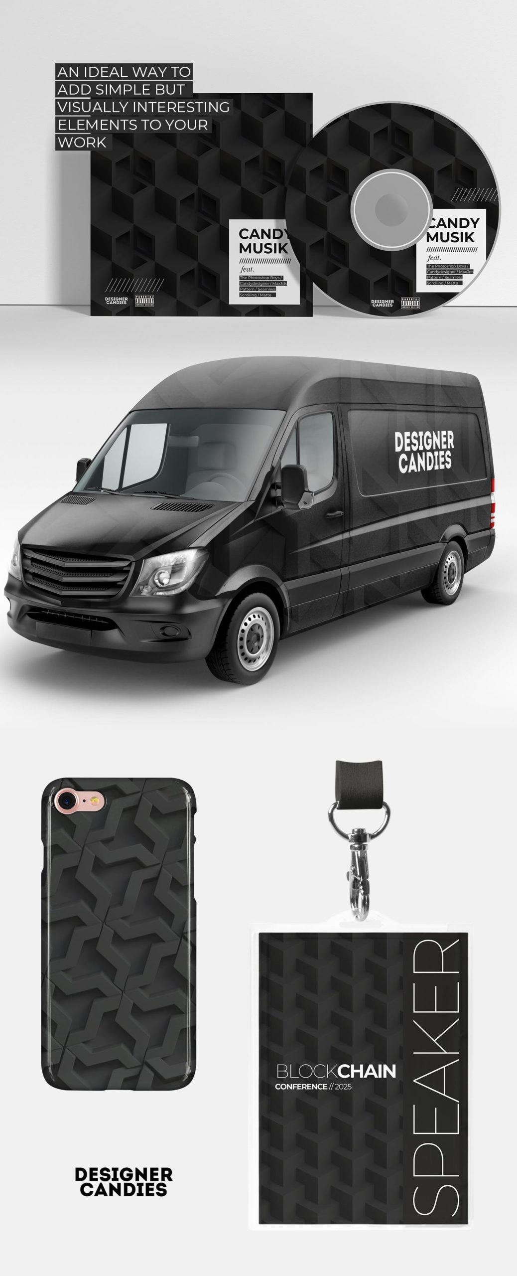 3D Patterns Mockups